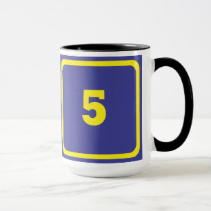 Taza Número 5