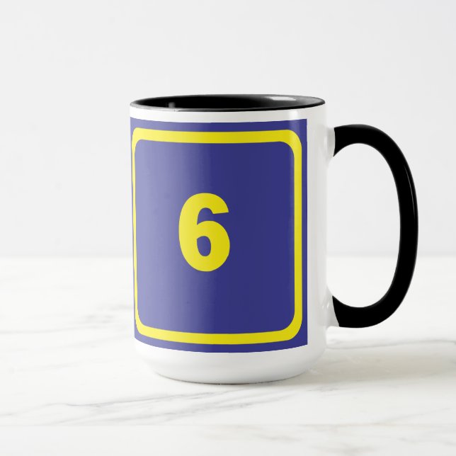 Taza Número 6 (Derecha)