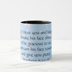 Taza Números 6:24-26 El Señor te bendice y te guarda