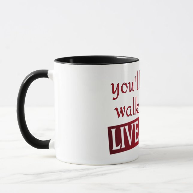 Taza nunca caminarás solo Liverpool (Izquierda)