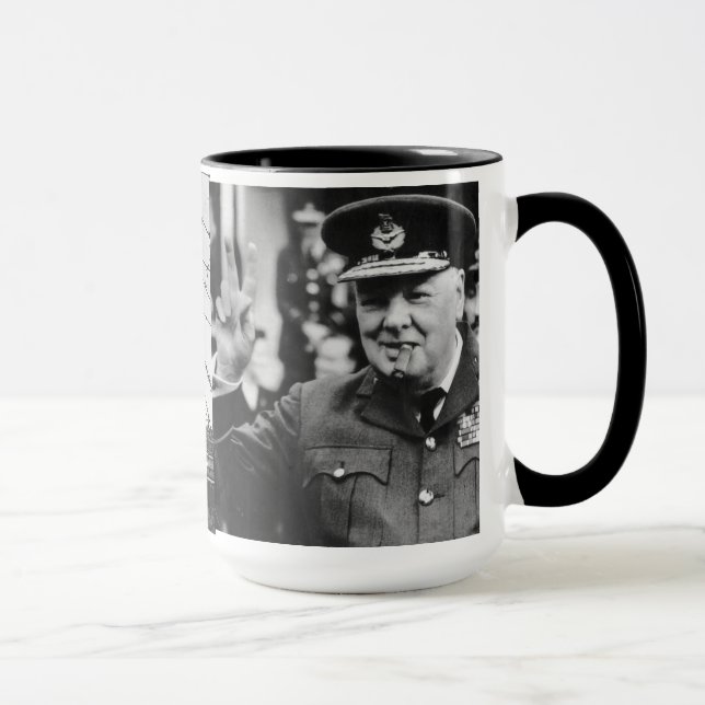 TAZA NUNCA DÉ PARA ARRIBA (Derecha)