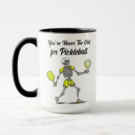 Taza Nunca eres demasiado viejo para el baloncesto