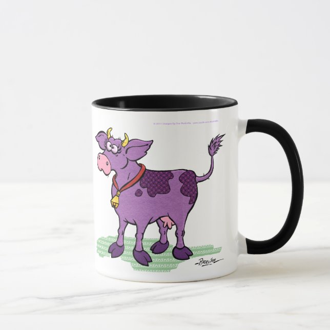 Taza Nunca he visto una vaca púrpura (Derecha)