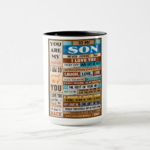 Taza Nunca Olvides Que Te Amo - Papá A Hijo