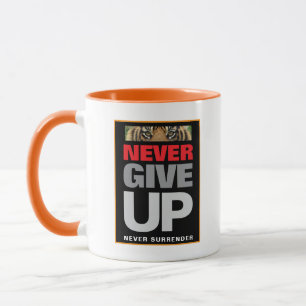 Taza Nunca rendirse nunca renunciar a la combinación de