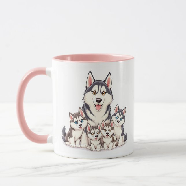 Taza Nunca renuncies a las almohadas apiladas - Motivac (Izquierda)