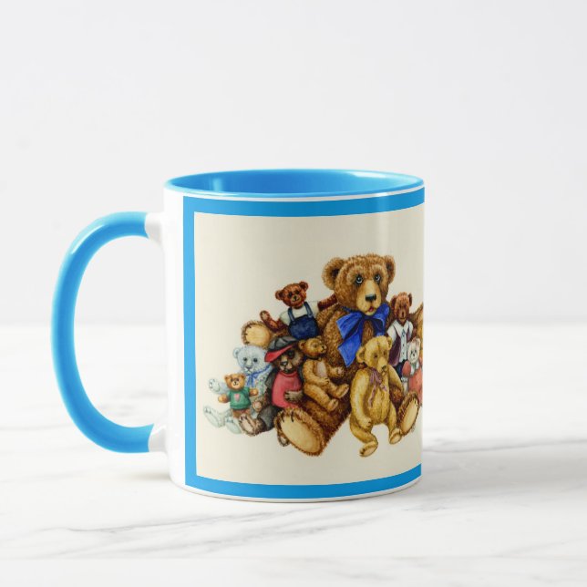 Taza Nunca Se Puede Tener Demasiados Osos De Teddy Bear (Izquierda)