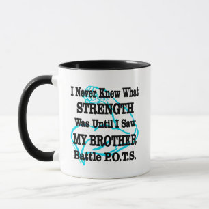 Taza Nunca supe/Músculo/Hermano...POTS