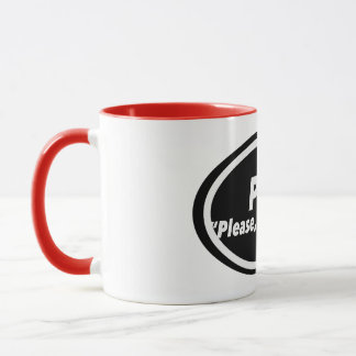 Taza Nurse Humor Print Novelty: P R N