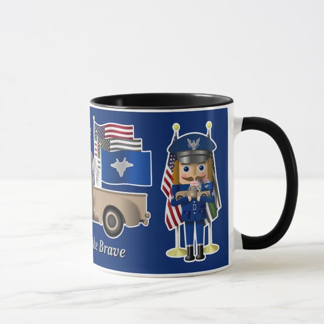 Taza Nutcracker de la Fuerza Aérea con un pequeño camió (Derecha)