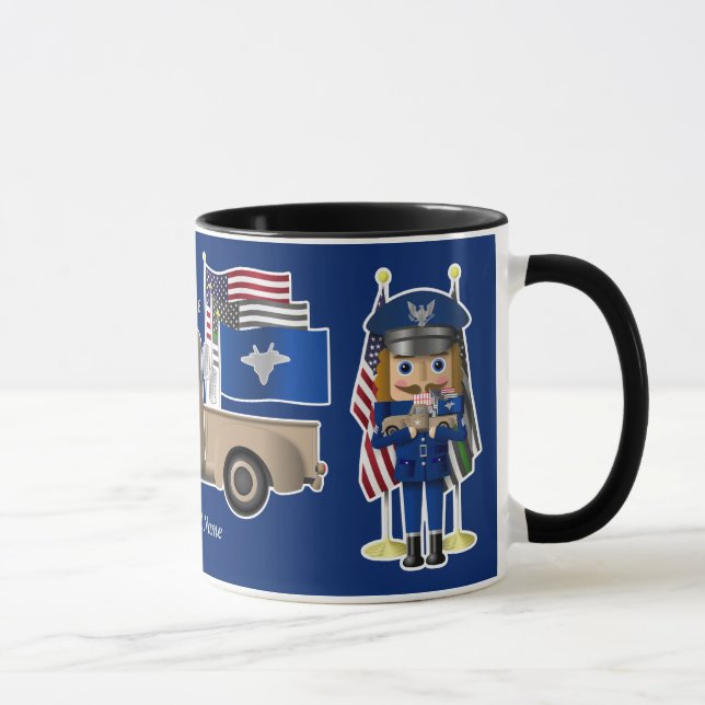 Taza Nutcracker de la Fuerza Aérea con un pequeño camió (Derecha)