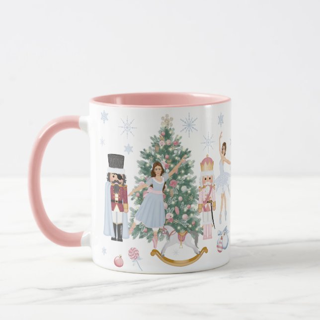 Taza Nutcracker Sweets nombre personalizado mug (Izquierda)