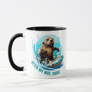 Taza Nutria 841 Nutria Surfista Roba Tablas de Surf Nut