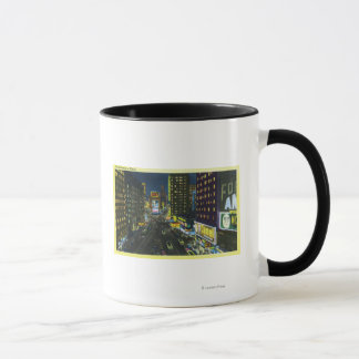 Taza NYC, New York View of Times Square en la noche núm