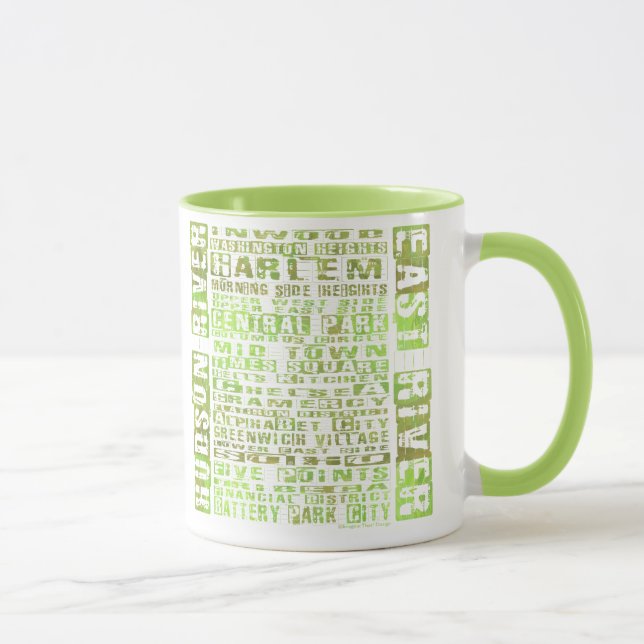 Taza NYC Vecindarios Verdes (Derecha)