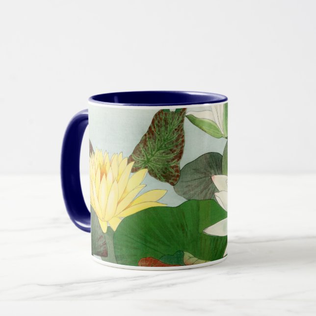 Taza Nymphaea lotus (Anverso izquierdo)