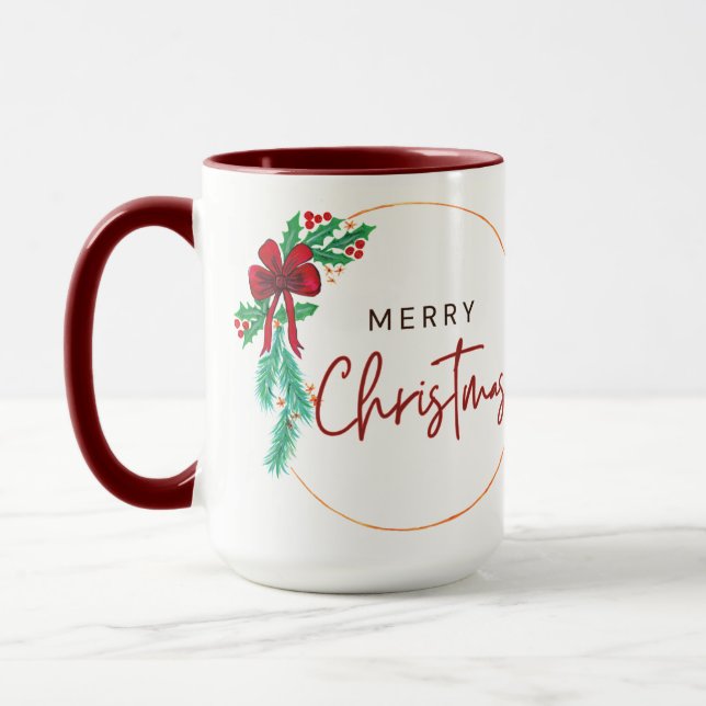 Taza O Come All Ye Faithful | Christian Christmas Mug (Izquierda)