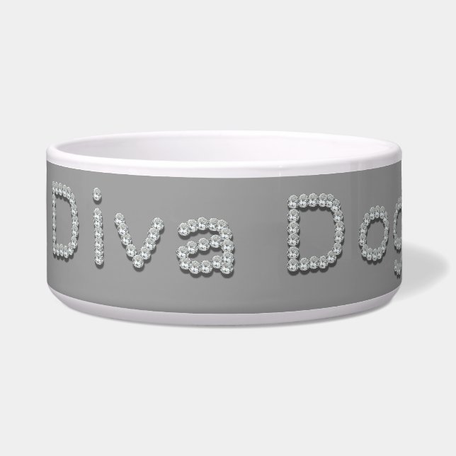 Taza o plato de comida para perros Pet Diva (Frente)