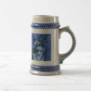 Taza o Stein del pastor alemán