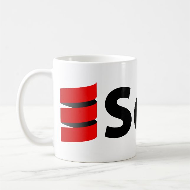 Taza o Stein, logotipo grande de Scala (Izquierda)