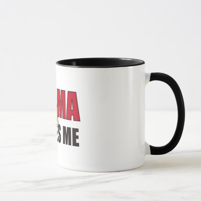 Taza Obama me asusta (Derecha)