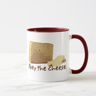 Taza Obedezca el queso
