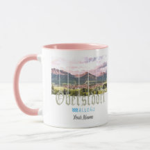 Oberstdorf Allgäu Vintage Bavaria Alemania Souveni