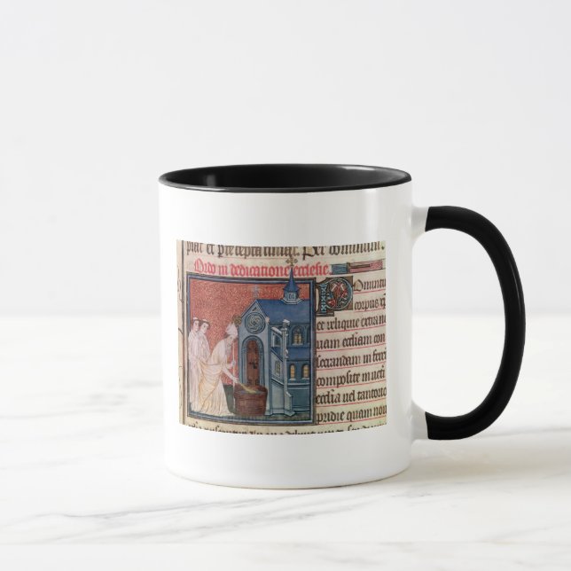 Taza Obispo Consecrating una iglesia (Derecha)