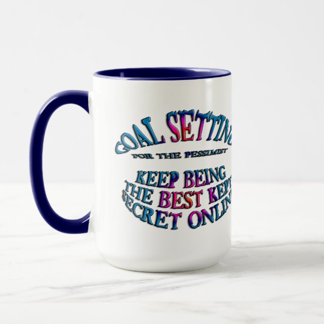 Taza Objetivo: Mejor secreto guardado en línea (Izquierda)