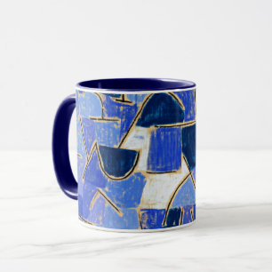 Taza Obra de arte de Paul Klee, Noche Azul