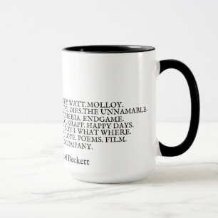 Taza Obra Samuel Beckett
