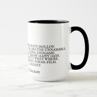 Taza Obra Samuel Beckett
