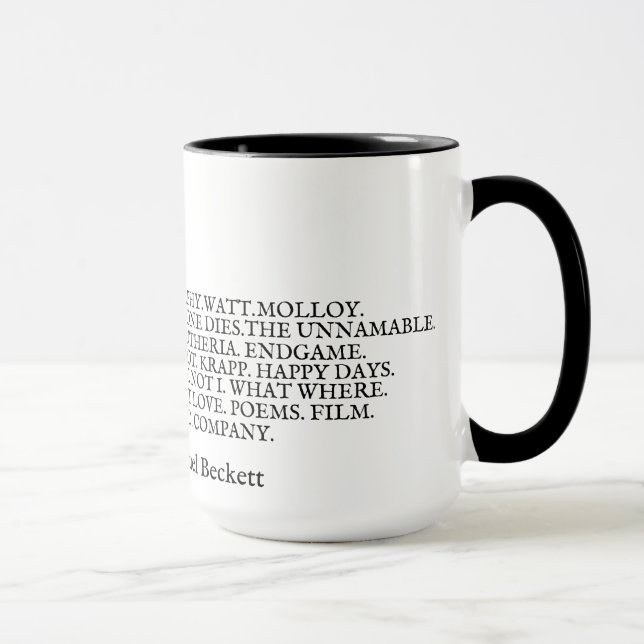 Taza Obra Samuel Beckett (Derecha)
