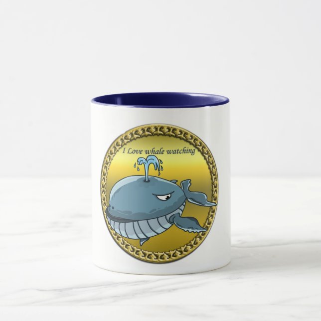 Taza observación de ballenas para ballenas azules flota (Centro)