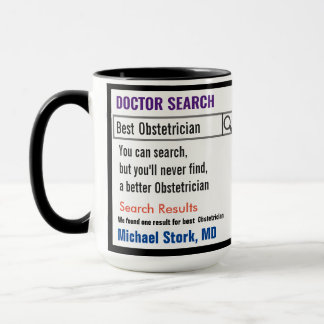 Taza Obstetrician Funny Search Gig Mug