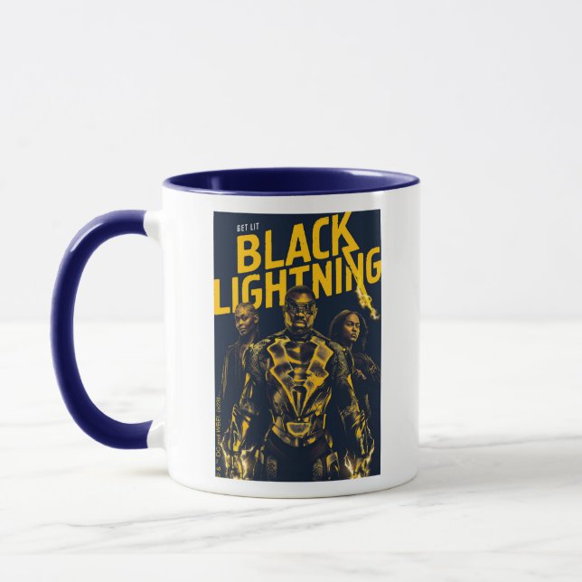 Taza Obtén luz - Black Lightning (Izquierda)