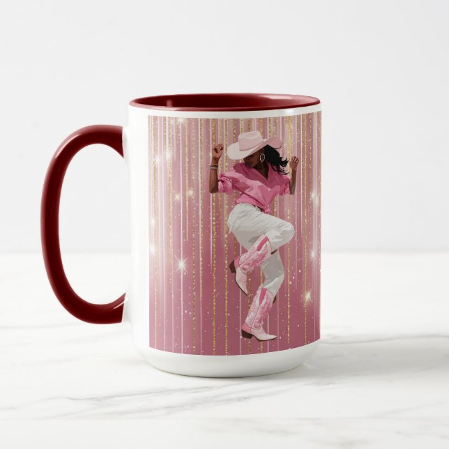 Taza OBTENER CHICA DE TI #1 Tarjeta de agradecimiento d (Izquierda)