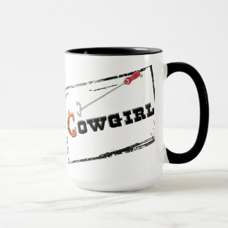 Taza occidental de la taza de café de la "vaquera