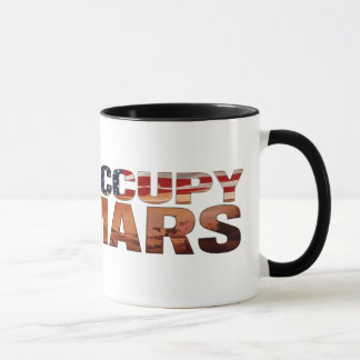 Taza Occupy Mars Mug - Exploración espacial con norteam