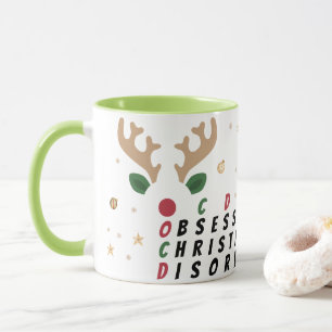 Taza OCD de renos personalizado