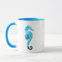 Taza Ocean Art - Caballito de mar 1