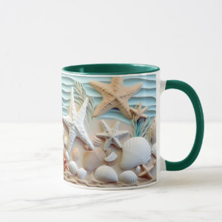 Taza Ocean Breeze Seashell Mug