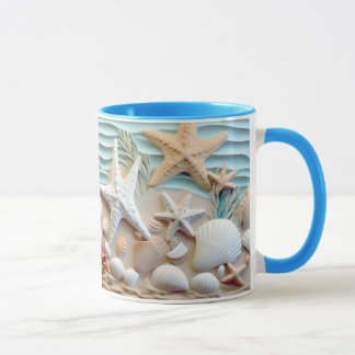 Taza Ocean Breeze Seashell Mug