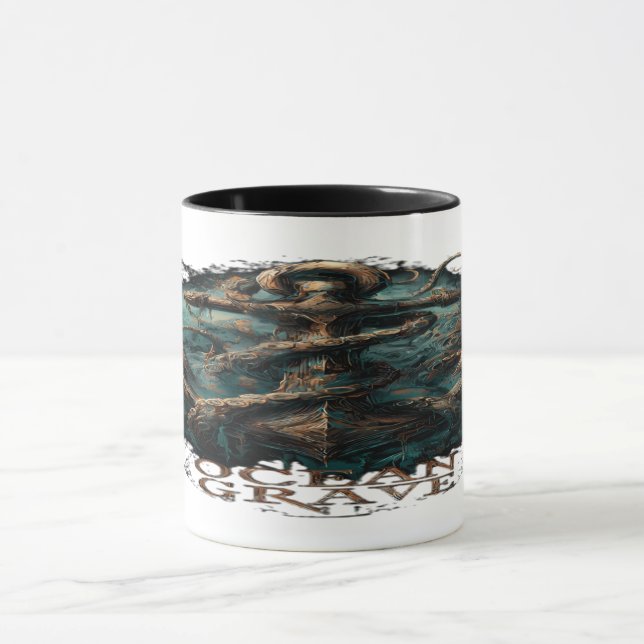 Taza Ocean Grave Kraken Anchor Dark Fantasy (Centro)