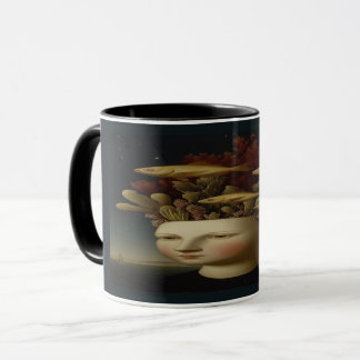 Taza Oceanic Mind Coral Crown Surreal Art Mug