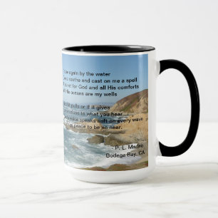 Taza Océano Pacífico según lo visto de bahía del Bo
