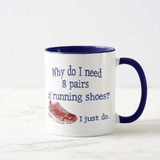 Taza Ocho pares corriendo zapatos