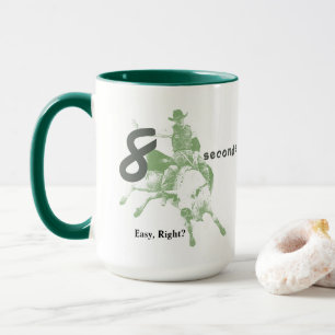 Taza Ocho segundos, ¿verdad fácil?  Diseño de la carrer