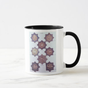 Taza Ocho tejas adornadas con los animales