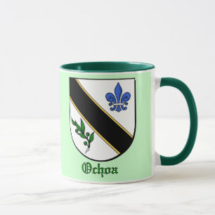 Taza Ochoa Family Shield Mug